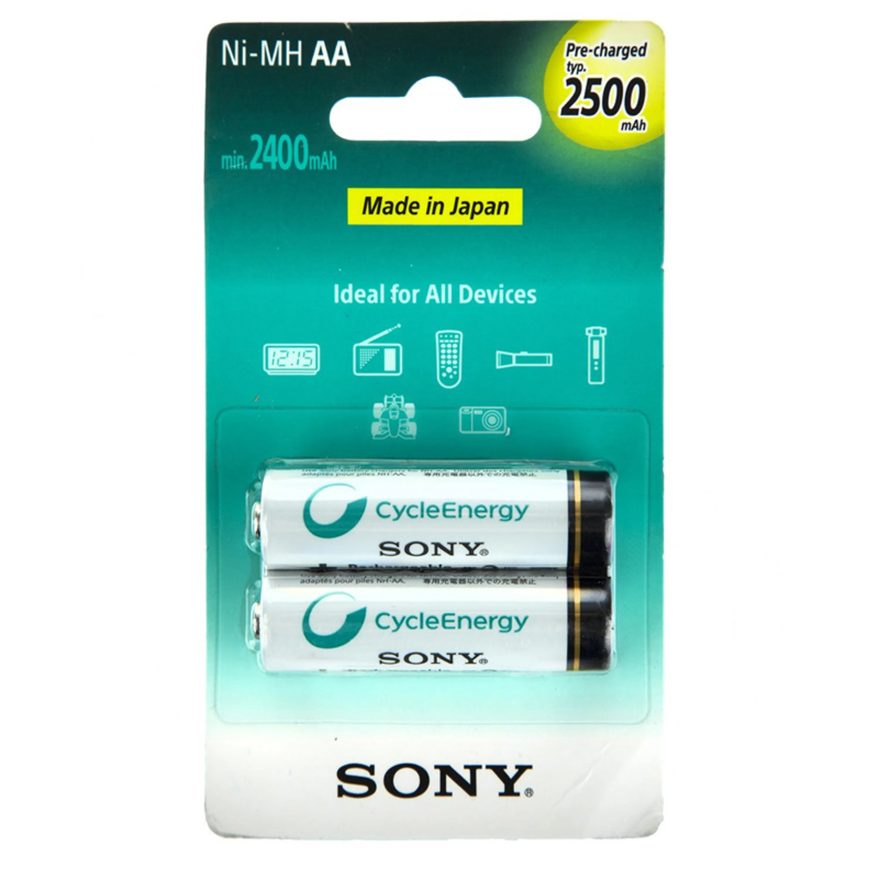 باتری قلمی شارژی سونی اصل ژاپن| SONY NH-AA-B2GN باتری قلمی شارژی سونی اصل ژاپن| SONY NH-AA-B2GN